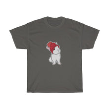 Load image into Gallery viewer, Winter Bunny Unisex Heavy Cotton Gildan Tee