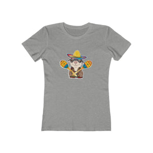 Chihuahua Maracas Women's The Boyfriend Tee