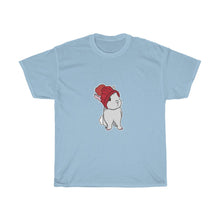 Load image into Gallery viewer, Winter Bunny Unisex Heavy Cotton Gildan Tee
