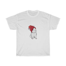 Load image into Gallery viewer, Winter Bunny Unisex Heavy Cotton Gildan Tee