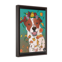 Load image into Gallery viewer, Stray Beauty Peppermint Mocha Vertical Framed Premium Gallery Wrap Canvas