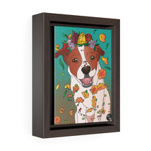 Load image into Gallery viewer, Stray Beauty Peppermint Mocha Vertical Framed Premium Gallery Wrap Canvas