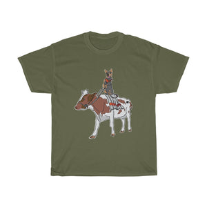 Country Cattle Dog Unisex Heavy Cotton Gildan Tee