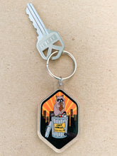 Load image into Gallery viewer, Chez Dumpster Food Truck Keychain