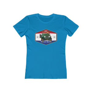 Waving Jeep Jeep Women's The Boyfriend Tee