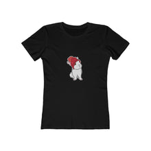 Load image into Gallery viewer, Winter Bunny Women&#39;s The Boyfriend Tee