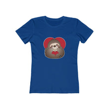 Load image into Gallery viewer, Hand Heart Sloth Women&#39;s The Boyfriend Tee