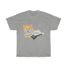 Load image into Gallery viewer, Annoyed Cat Clone Unisex Heavy Cotton Gildan Tee