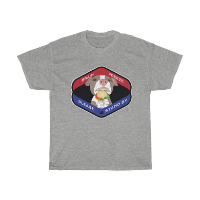 Brain Freeze Pittie Unisex Heavy Cotton Gildan Tee