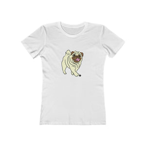 Pug Dog Women's The Boyfriend Tee