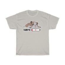 Load image into Gallery viewer, Snoozing Bulldog Unisex Heavy Cotton Gildan Tee