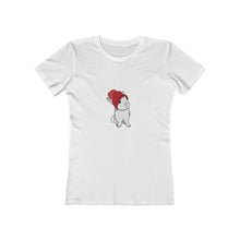 Load image into Gallery viewer, Winter Bunny Women&#39;s The Boyfriend Tee