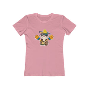 Chihuahua Maracas Women's The Boyfriend Tee