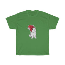 Load image into Gallery viewer, Winter Bunny Unisex Heavy Cotton Gildan Tee