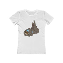 Load image into Gallery viewer, Sleepy Sloth Timeout Error Women&#39;s The Boyfriend Tee