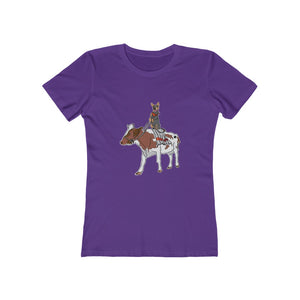 Country Cattle Dog Women's The Boyfriend Tee