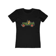 Load image into Gallery viewer, Eugene Jeep in a Jeep Women&#39;s The Boyfriend Tee