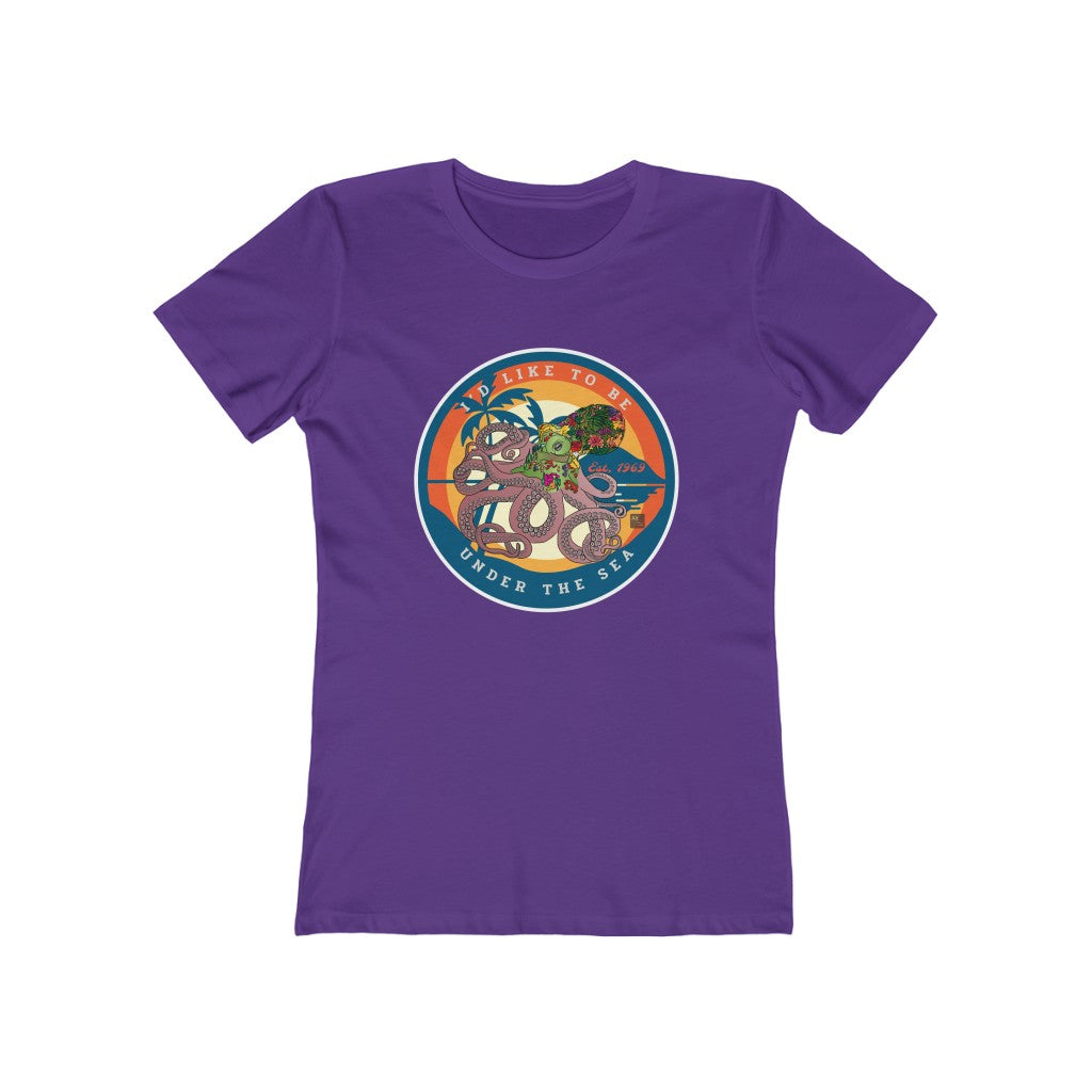 Octopus Garden Women's The Boyfriend Tee