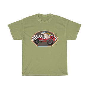 Pup Hotrod Racer Unisex Heavy Cotton Gildan Tee