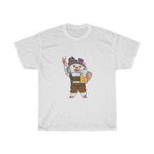 Load image into Gallery viewer, Party All Night Hedgehog Unisex Heavy Cotton Gildan Tee