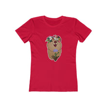 Load image into Gallery viewer, Quokka the Happiest Critter of Aussie Women&#39;s The Boyfriend Tee