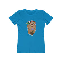 Load image into Gallery viewer, Quokka the Happiest Critter of Aussie Women&#39;s The Boyfriend Tee