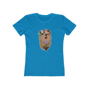 Quokka the Happiest Critter of Aussie Women's The Boyfriend Tee