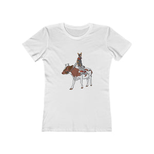 Country Cattle Dog Women's The Boyfriend Tee