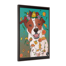 Load image into Gallery viewer, Stray Beauty Peppermint Mocha Vertical Framed Premium Gallery Wrap Canvas
