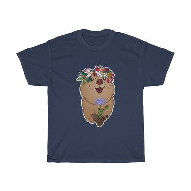 Quokka the Happiest Critter of Aussie Unisex Heavy Cotton Gildan Tee