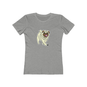 Pug Dog Women's The Boyfriend Tee