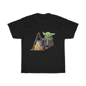 Frog Soup for Baby Yoda Unisex Heavy Cotton Gildan Tee