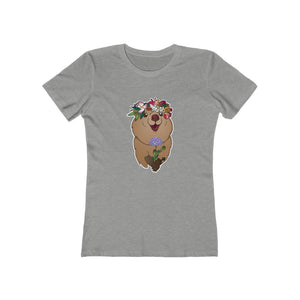 Quokka the Happiest Critter of Aussie Women's The Boyfriend Tee