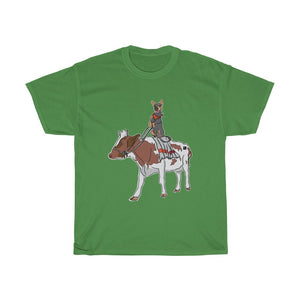 Country Cattle Dog Unisex Heavy Cotton Gildan Tee