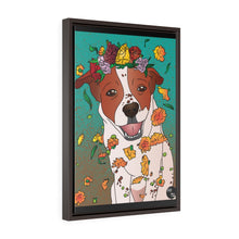 Load image into Gallery viewer, Stray Beauty Peppermint Mocha Vertical Framed Premium Gallery Wrap Canvas