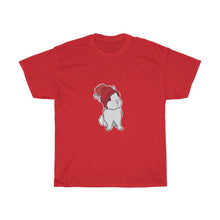 Load image into Gallery viewer, Winter Bunny Unisex Heavy Cotton Gildan Tee