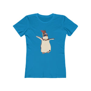 Blue Penguin Coral Dance Women's The Boyfriend Tee