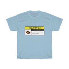 Load image into Gallery viewer, Underpowered Engine Warning Unisex Heavy Cotton Gildan Tee