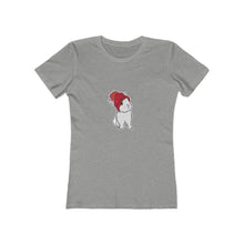 Load image into Gallery viewer, Winter Bunny Women&#39;s The Boyfriend Tee