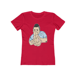 Kim's Convenience Kimchee Ddongjeem Kancho Women's The Boyfriend Tee