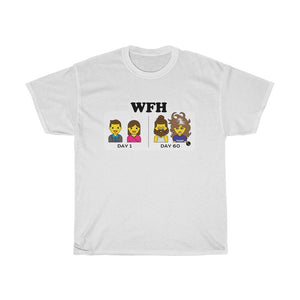 WFH Emoji Transformation Unisex Heavy Cotton Gildan Tee