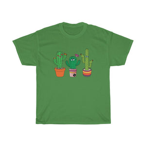 Brown Thumb Cactus Unisex Heavy Cotton Gildan Tee