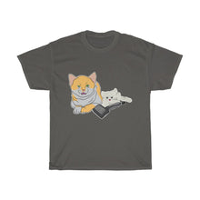 Load image into Gallery viewer, Annoyed Cat Clone Unisex Heavy Cotton Gildan Tee