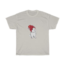 Load image into Gallery viewer, Winter Bunny Unisex Heavy Cotton Gildan Tee
