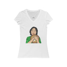 Load image into Gallery viewer, Kim’s Convenience Umma Big Round Crusty Loaf  Women&#39;s Jersey Short Sleeve V-Neck Tee