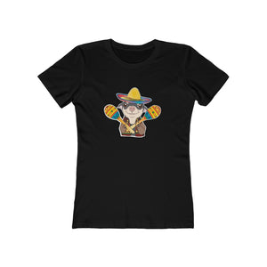 Chihuahua Maracas Women's The Boyfriend Tee