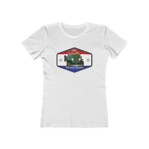 Waving Jeep Jeep Women's The Boyfriend Tee