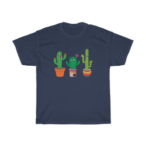 Brown Thumb Cactus Unisex Heavy Cotton Gildan Tee