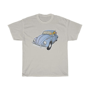 Slug Bug Beetle Unisex Heavy Cotton Gildan Tee