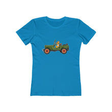 Load image into Gallery viewer, Eugene Jeep in a Jeep Women&#39;s The Boyfriend Tee